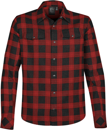 Stormtech SFX-1 Logan Snap - Black/Red Plaid