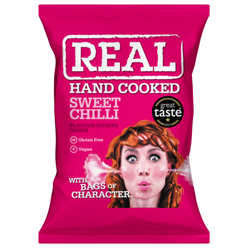 Real Chips, Sweet Chili, 35 g.