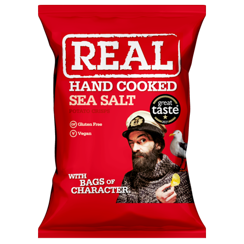 Real Chips, Sea Salt, 35 g.