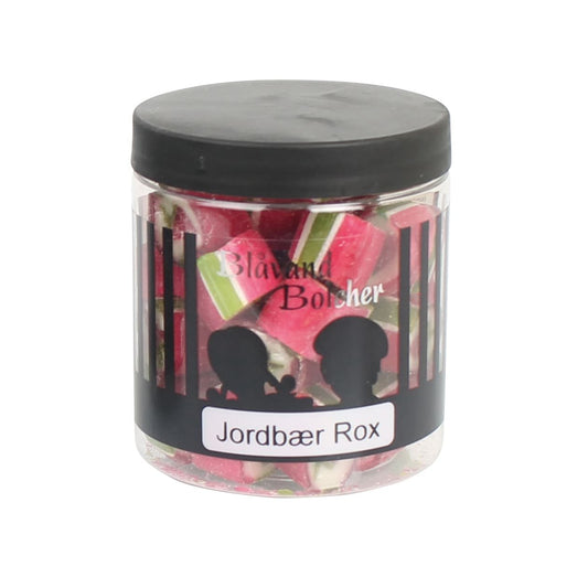 Blåvand Bolcher dåse, Jordbær rox bolcher, 170 g.