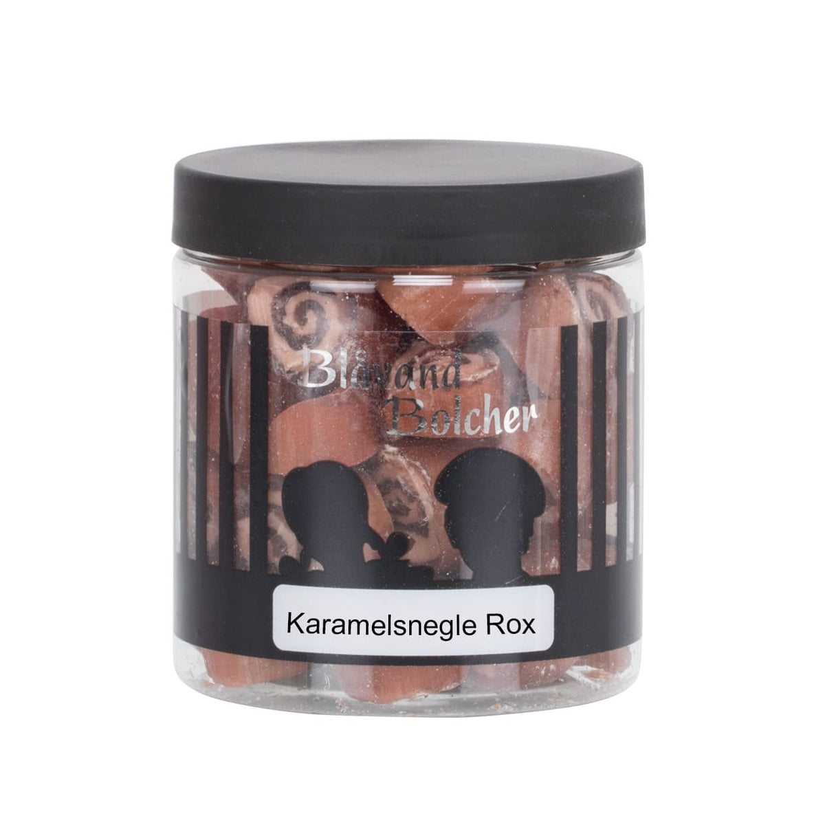 Blåvand Bolcher dåse, Karamelsnegle rox bolcher, 170 g.
