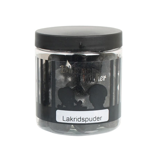 Blåvand Bolcher dåse, Lakridspuder bolcher, 170 g.