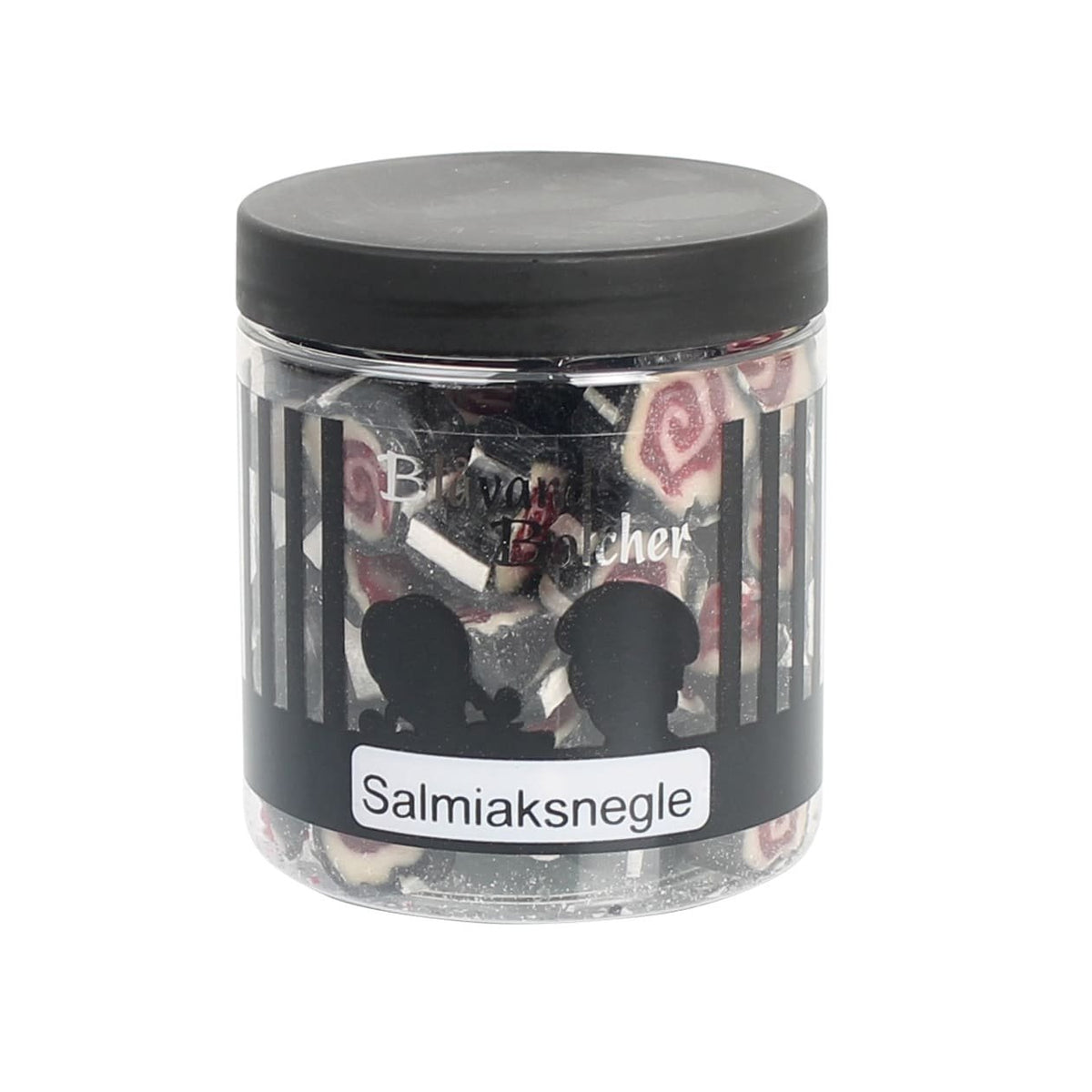 Blåvand Bolcher dåse, Salmiaksnegle rox bolcher, 170 g.