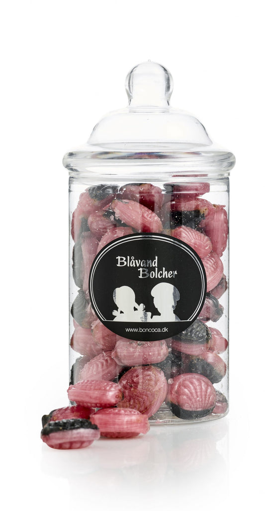 Blåvand Bolcher, Victorian dåse, Hindbær & lakrids 250 g.