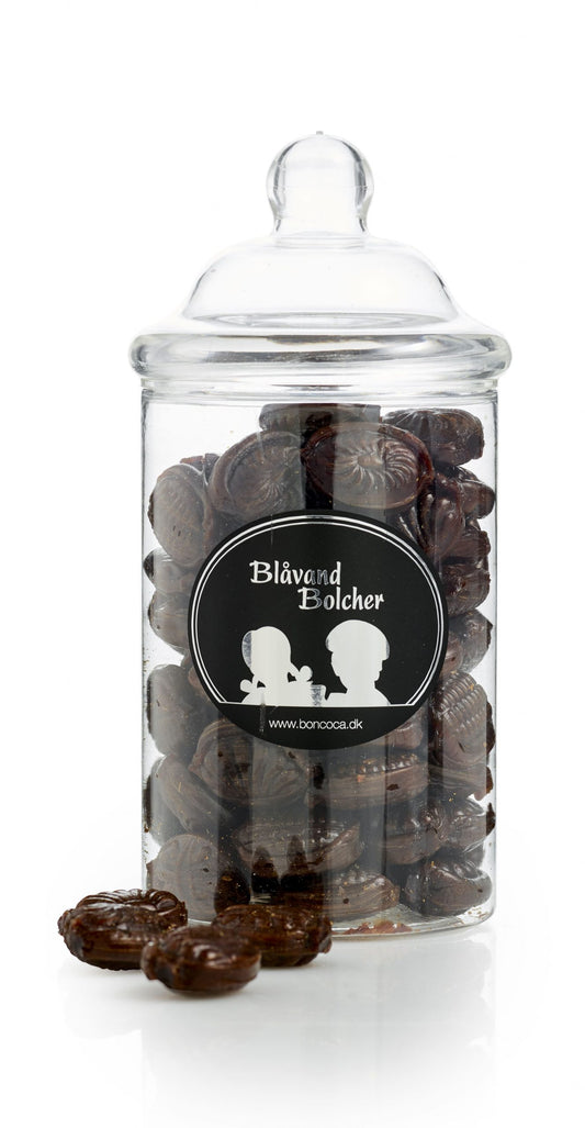 Blåvand Bolcher, Victorian dåse, Brune lakrids bolcher 250 g.