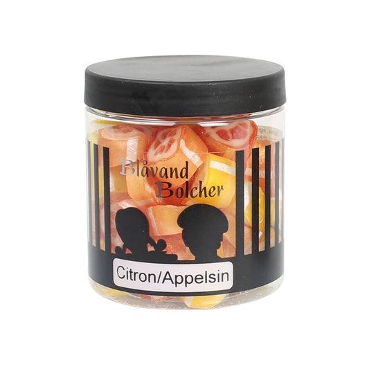 Blåvand Bolcher dåse, Citron & appelsin rox bolcher, 170 g.