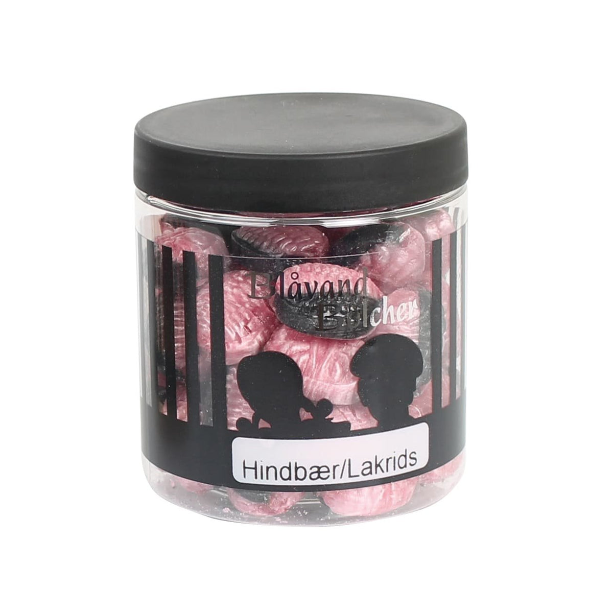 Blåvand Bolcher dåse, Hindbær & lakrids bolcher, 170 g.