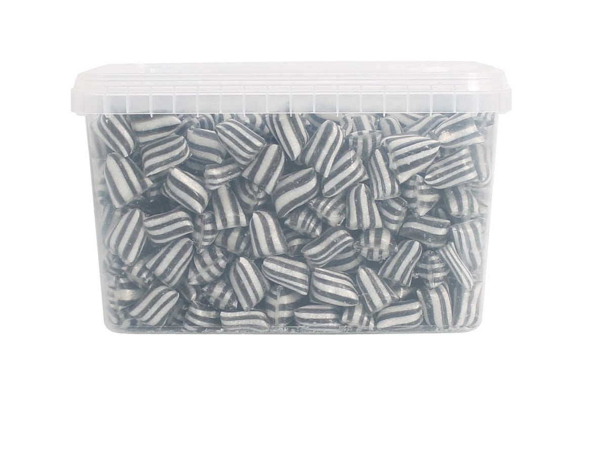 Bulk, Sort bismark bolcher, 2000 g.
