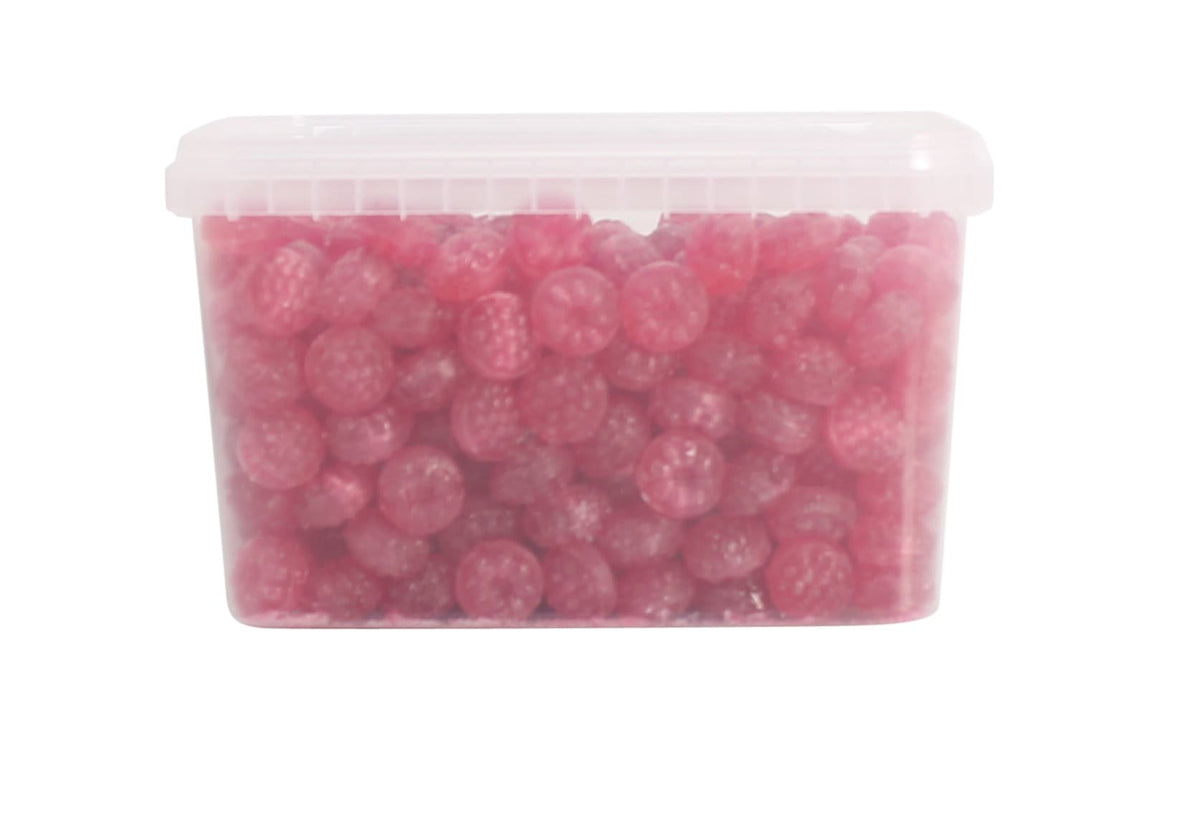 Bulk, Hindbær bolcher, 2000 g.