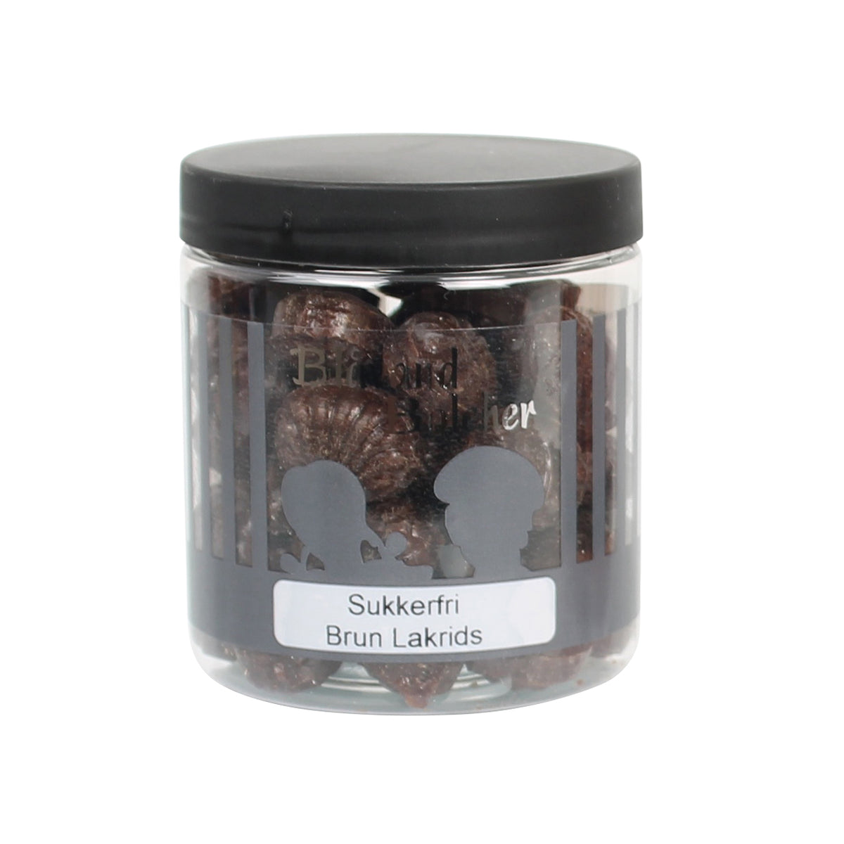 Dåse - 170 gr. Sukkerfri Brun Lakrids