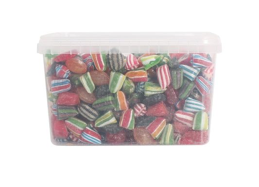 Bulk 2 kg - firkantet bøtter - Sukkerfri Blåvand Mix