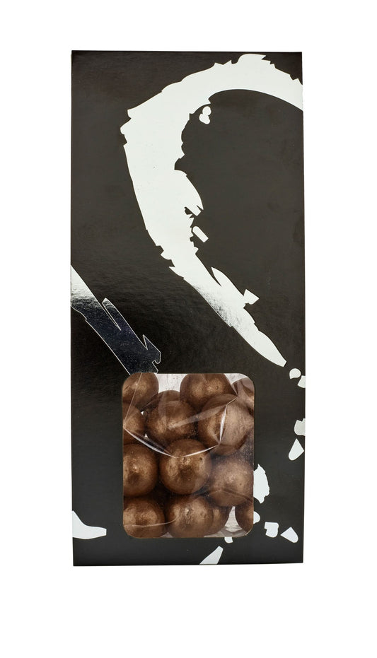 Silverheart sølv/sort hanger, Lakridskugler m/salt lakrids, mælke chokolade & karamel (Bronze), 90 g