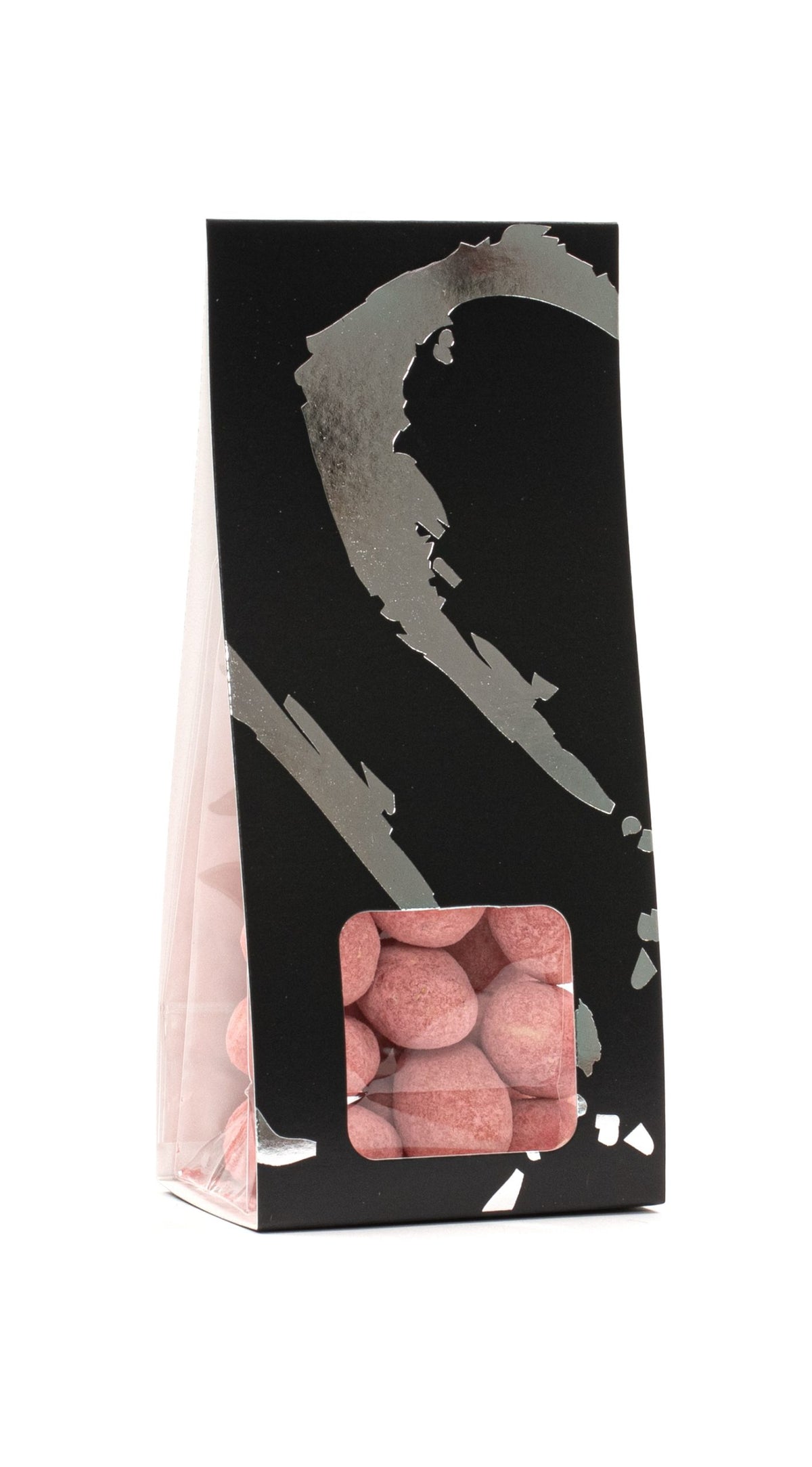 Silverheart sølv/sort hanger, Jordbærmandler, 90 g.