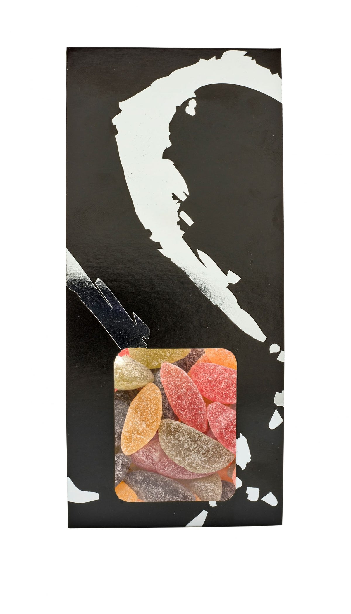 Silverheart sølv/sort hanger, Vingummiblanding, 90 g.