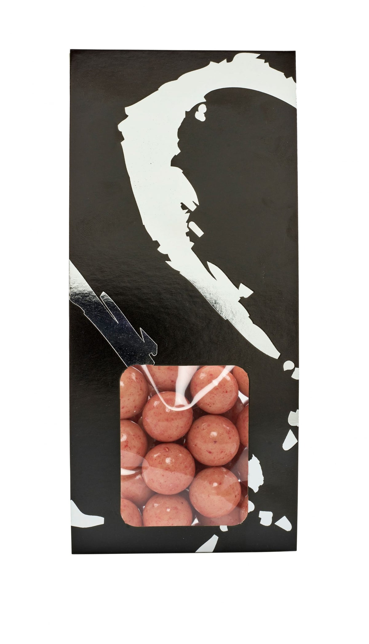 Silverheart sølv/sort hanger , Lakridskugler m/sød lakrids, hvid chokolade & hindbær, 90 g.