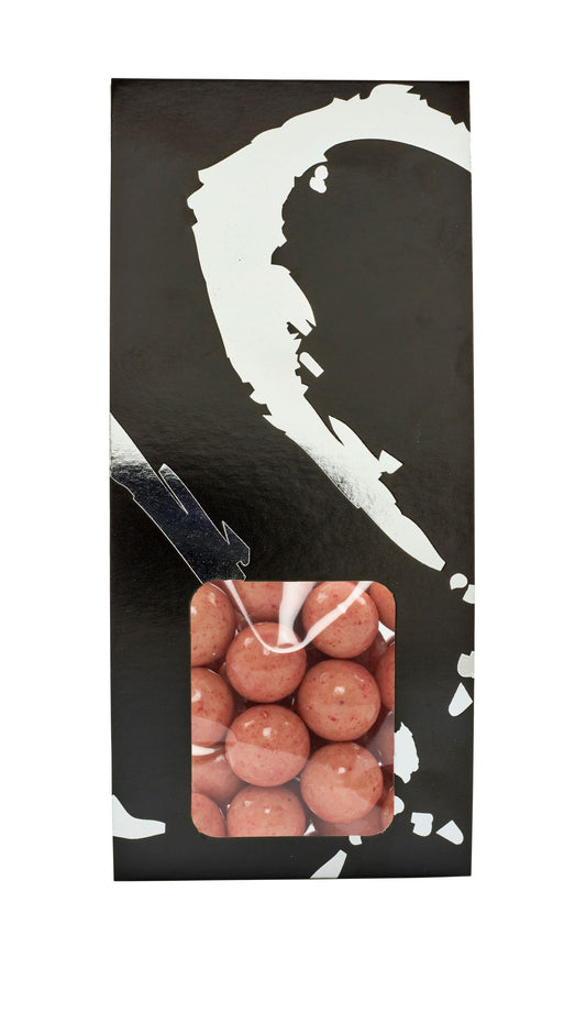 Silverheart sølv/sort hanger , Lakridskugler m/sød lakrids, hvid chokolade & hindbær, 90 g.