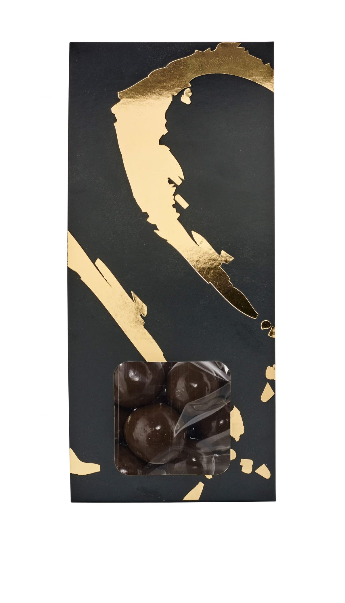 Silverheart hanger guld/sort, Hasselnødder m/lys chokolade, 90 g.