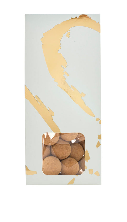 Silverheart hanger guld/hvid, Lakridskugler chokolade & lakridspulver, 90 g.
