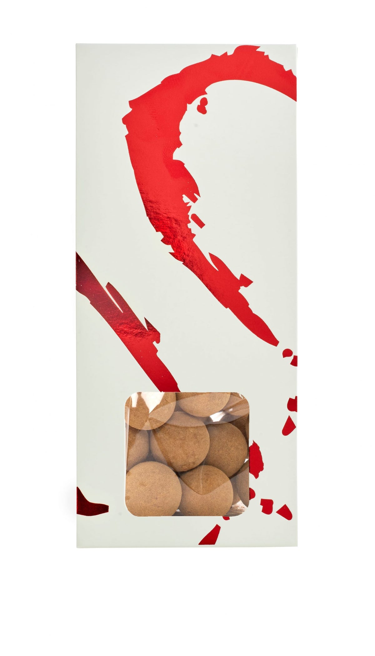 Silverheart hanger rød/hvid, Lakridskugler chokolade & lakridspulver 90 g.