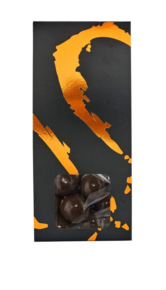 Silverheart hanger bronze/sort, Hasselnødder m/lys chokolade, 90 g.