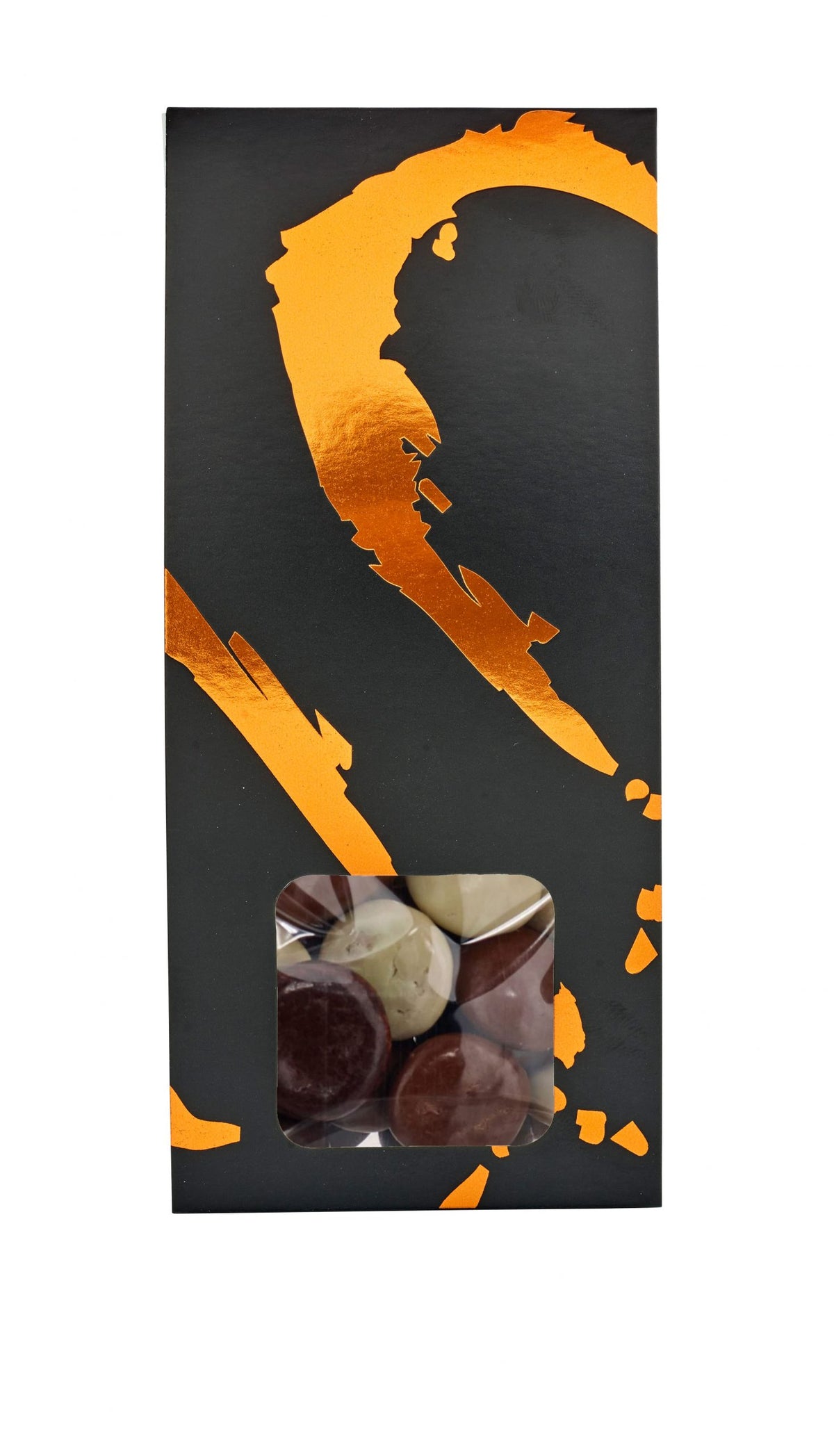 Silverheart hanger bronze/sort, Pebernødder m/chokoladeovertræk, 90 g.