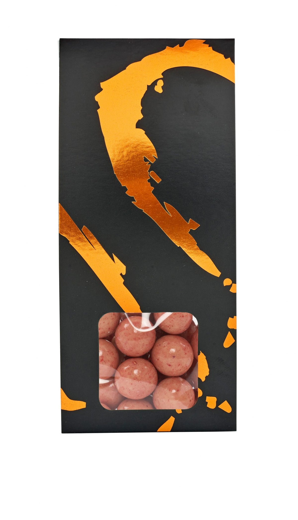 Silverheart hanger bronze/sort, Lakridskugler m/sød lakrids, hvid chokolade & hindbær, 90 g.