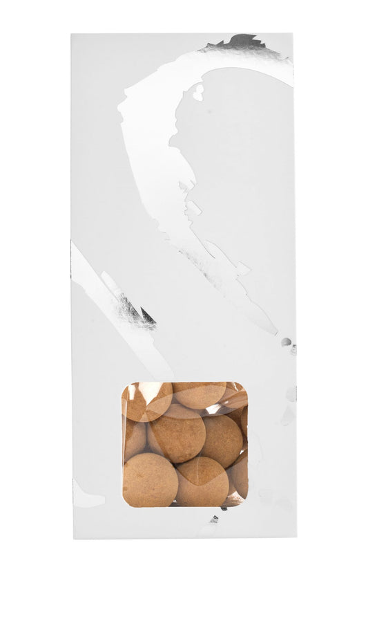 Silverheart hanger sølv/hvid, Lakridskugler chokolade & lakridspulver, 90 g.