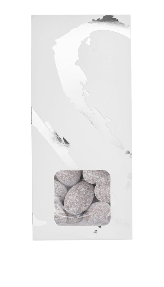 Silverheart hanger sølv/hvid, Snemandler m/chokolade, 90 g.