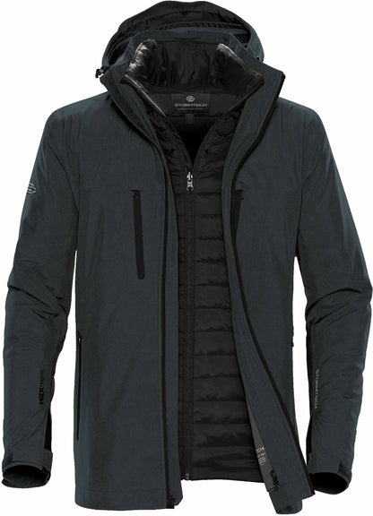 Stormtech XB-4 Matrix 3-i-1 - Charcoal twill/black