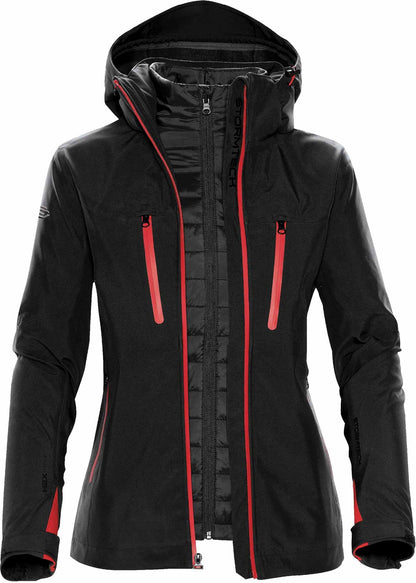 Stormtech XB-4W Matrix 3-i-1 - Black/Bright Red