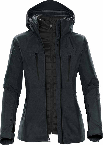 Stormtech XB-4W Matrix 3-i-1 - Charcoal twill/black