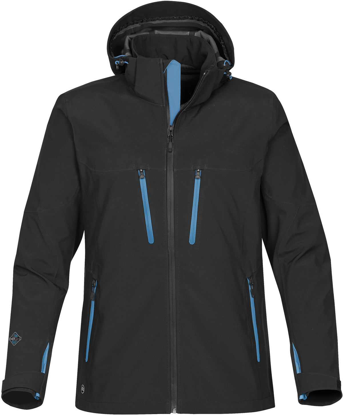 Stormtech XB-3 Patrol Softshel - Black/Electric Blue