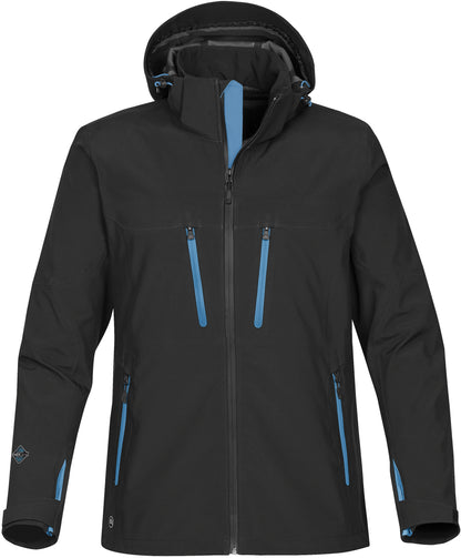 Stormtech XB-3 Patrol Softshel - Black/Electric Blue