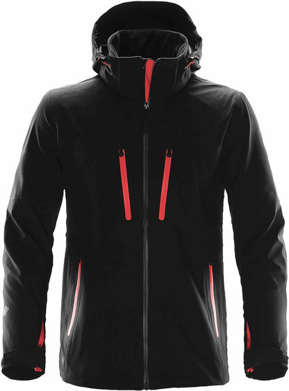 Stormtech XB-3 Patrol Softshel - Black/Bright Red