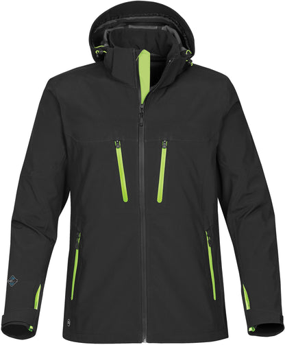 Stormtech XB-3 Patrol Softshel - Black/Kiwi