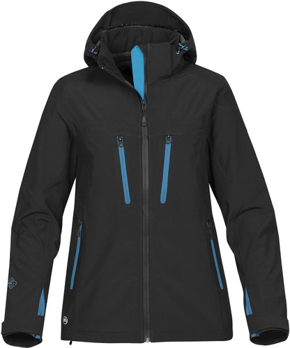 Stormtech XB-3W Patrol Softshe - Black/Electric Blue