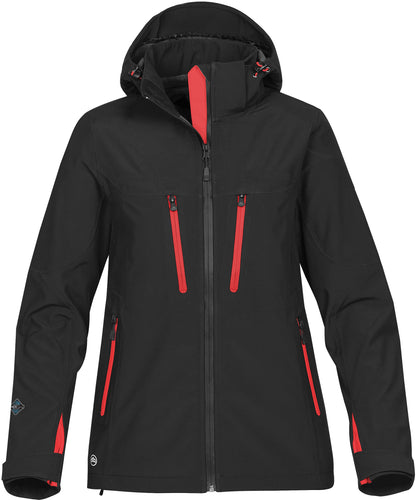 Stormtech XB-3W Patrol Softshe - Black/Bright Red