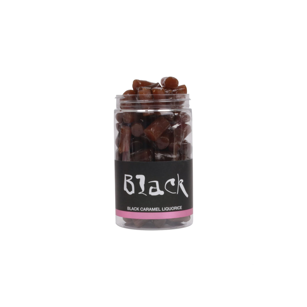 Black Liquorice dåse, Karamel lakrids, 270 g.