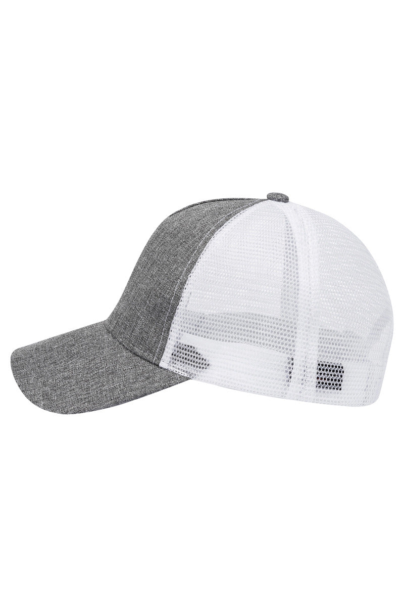 Karlowsky KM 31 Trucker Mesh c - Grey Melange/white