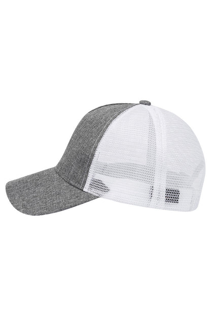 Karlowsky KM 31 Trucker Mesh c - Grey Melange/white