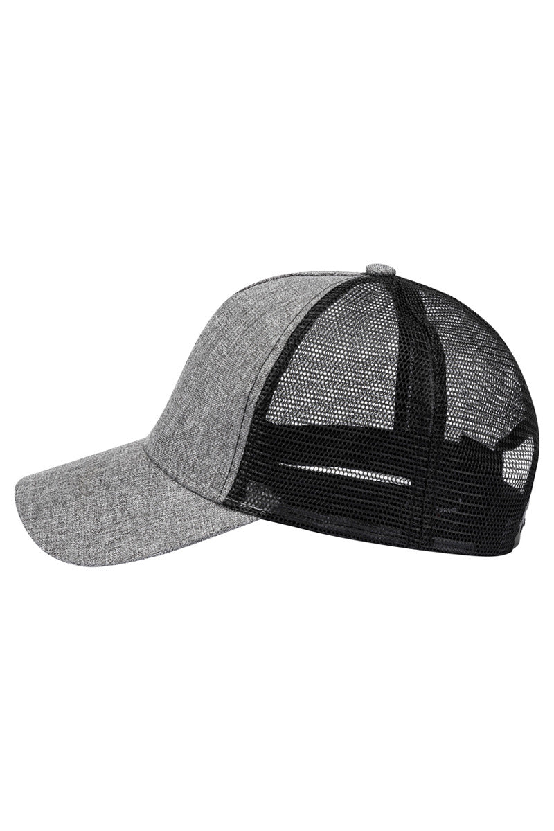 Karlowsky KM 31 Trucker Mesh c - Grey Melange/Black