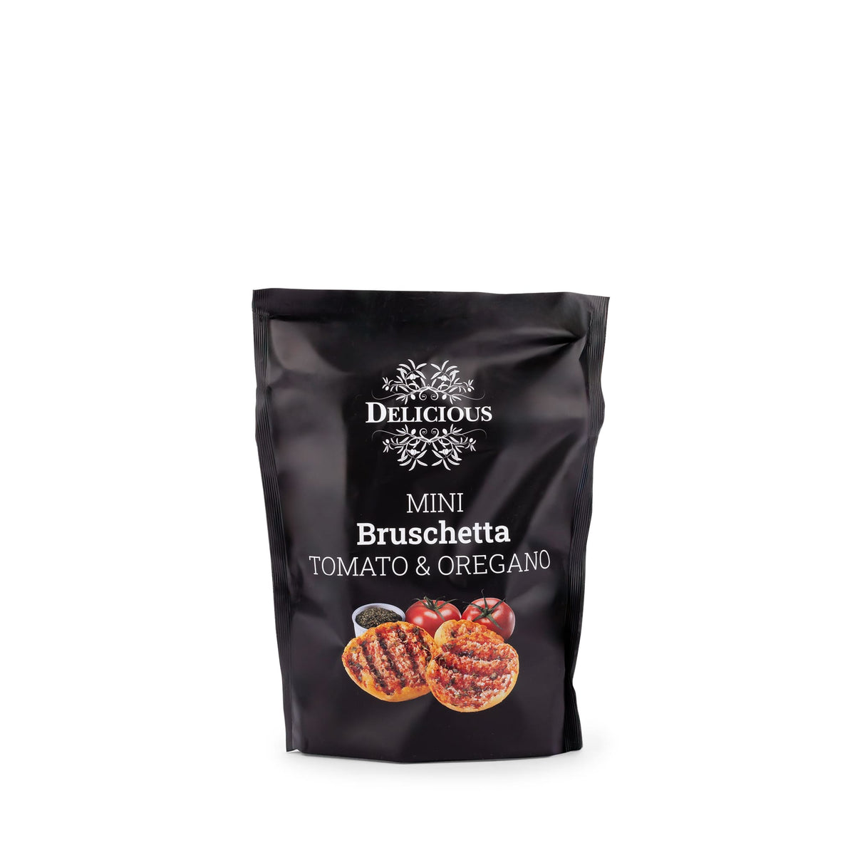 Delicious, Mini Bruschetta Tomato & Oregano, 100 g.