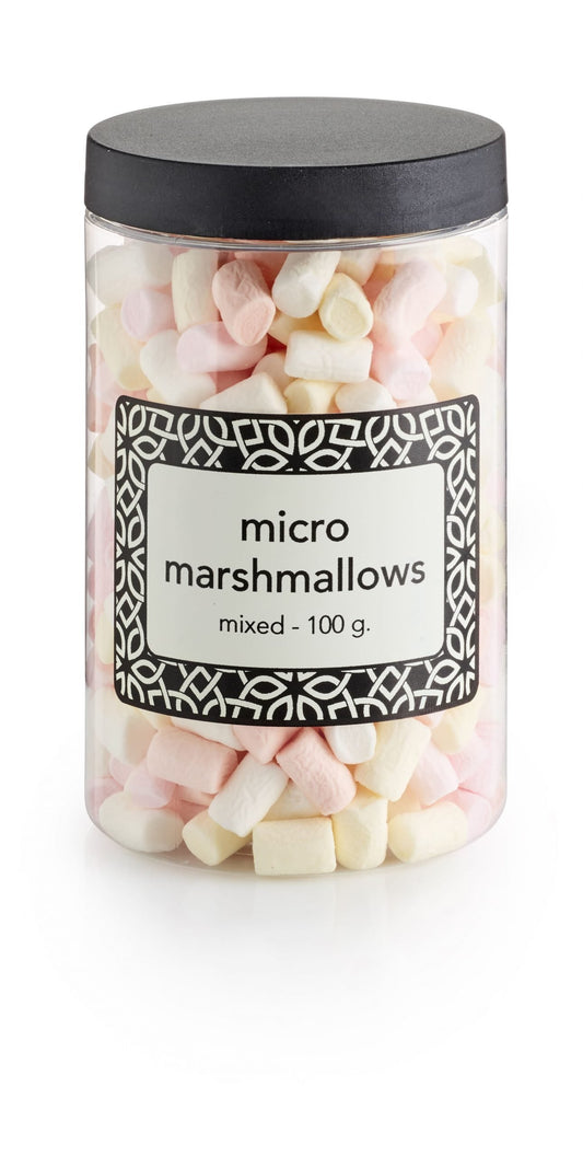 Dåse, Micro marshmallow, 100 g.