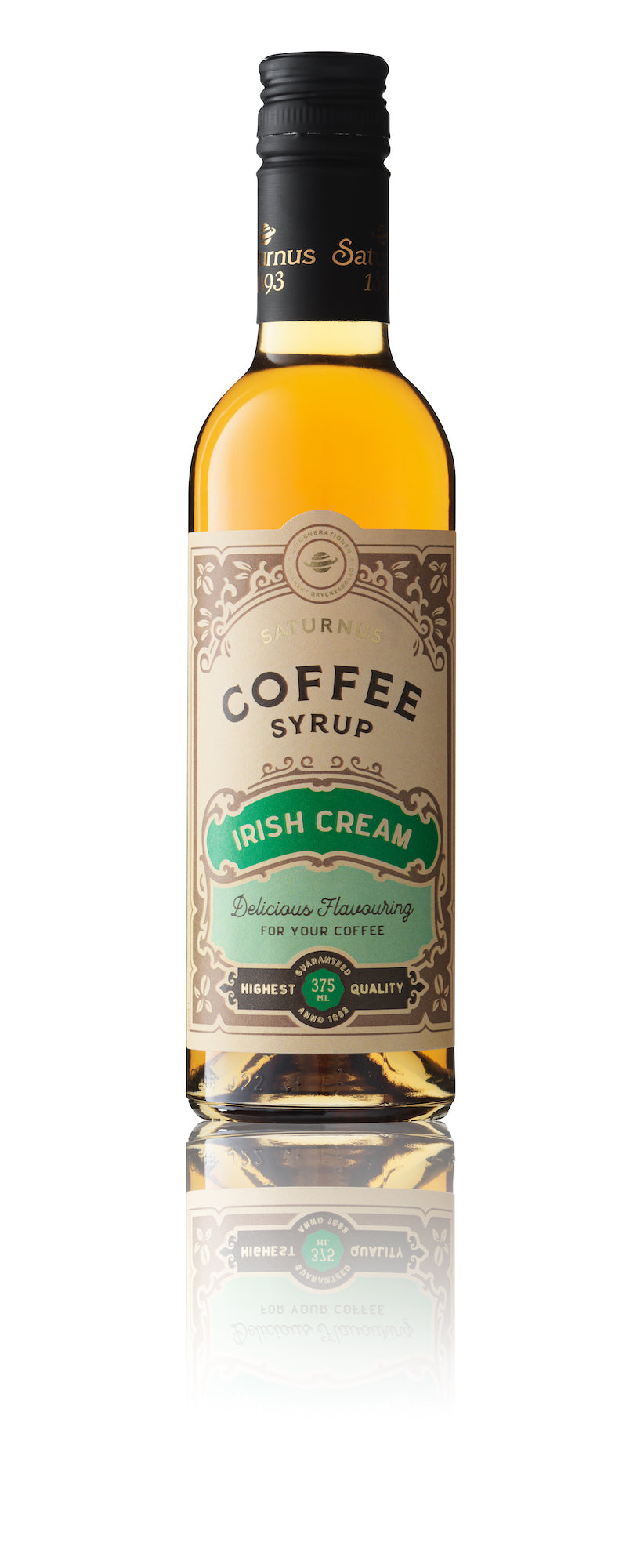 Saturnus kaffesirup, Irish cream, 375 ml.