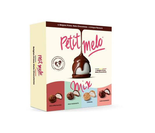 Petit Melo, Mini Flødeboller Mix m/ 4 stk, 38 g.