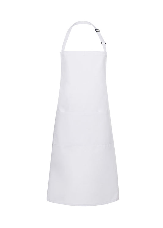 Karlowsky BLS 5 Bib Apron Basi - White