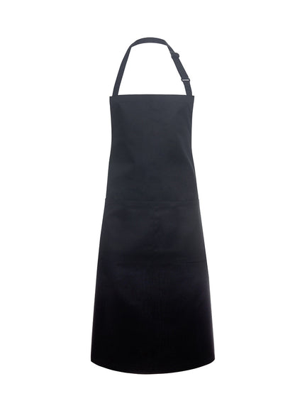 Karlowsky BLS 5 Bib Apron Basi - Black