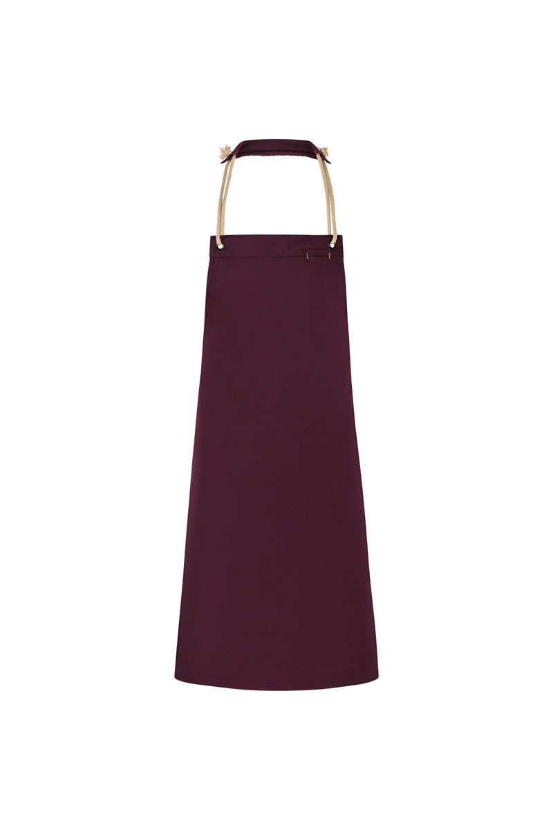 Karlowsky LS 40 Bib Apron New - Aubergine