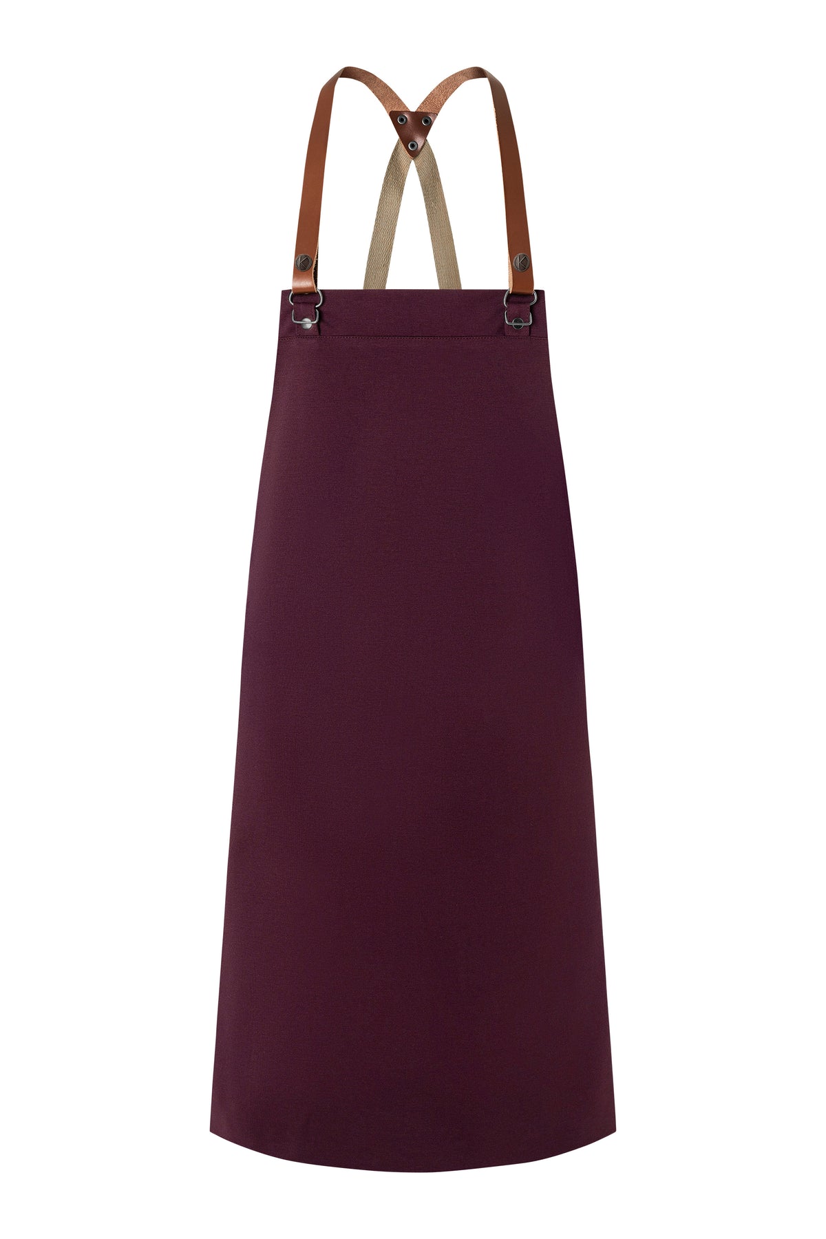 Karlowsky LS 37 Bib Apron Gree - Aubergine