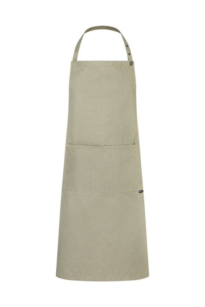 Karlowsky LS 22 Bib Apron Jean - Vintage Moss Green